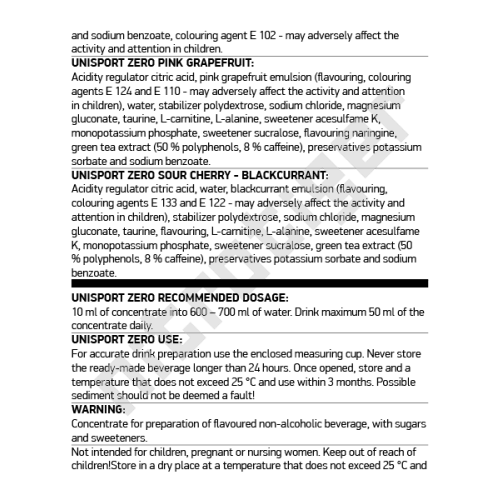 NUTREND Unisport Zero 1000 мл