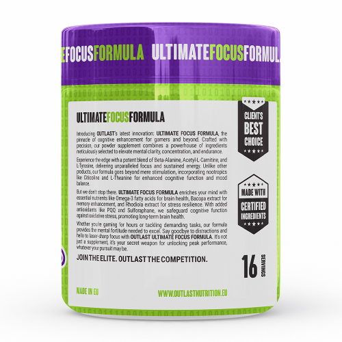 OUTLAST NUTRITION Ultimate Focus Formula 208 г