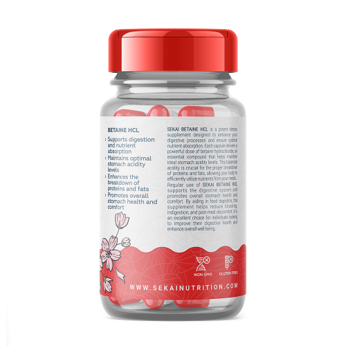 SEKAI KATSURYOKU Betaine HCl 48 капсули