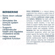 SEKAI KATSURYOKU Berberine 30 капсули