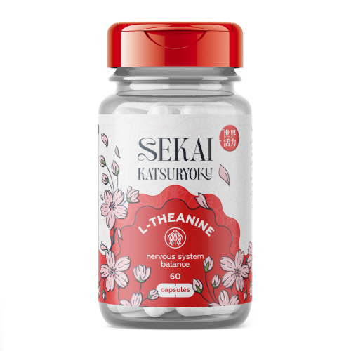 SEKAI KATSURYOKU L-Theanine 60 капсули