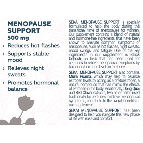 SEKAI KATSURYOKU Menopause Support 30 капсули 