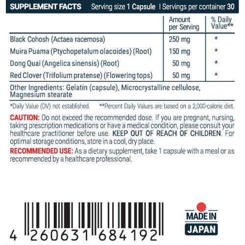 SEKAI KATSURYOKU Menopause Support 30 капсули 