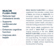 SEKAI KATSURYOKU Niacin Flush-Free 48 капсули