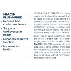 SEKAI KATSURYOKU Niacin Flush-Free 48 капсули