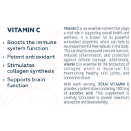 SEKAI KATSURYOKU Vitamin C 30 таблетки 
